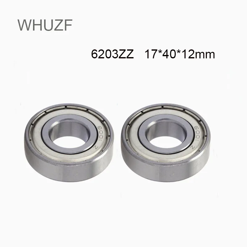 

WHUZF 6203ZZ подшипник 17*40*12 мм ABEC-1 4/6 шт. для машинных пил с глубоким желобом 6203 Z ZZ, шариковые подшипники 6203Z 2021