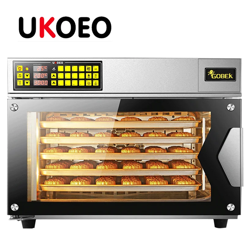 

UKOEO electric convection steam oven T95s All-in-one steaming and baking electric oven for rice/fish/bread/cake/cookies