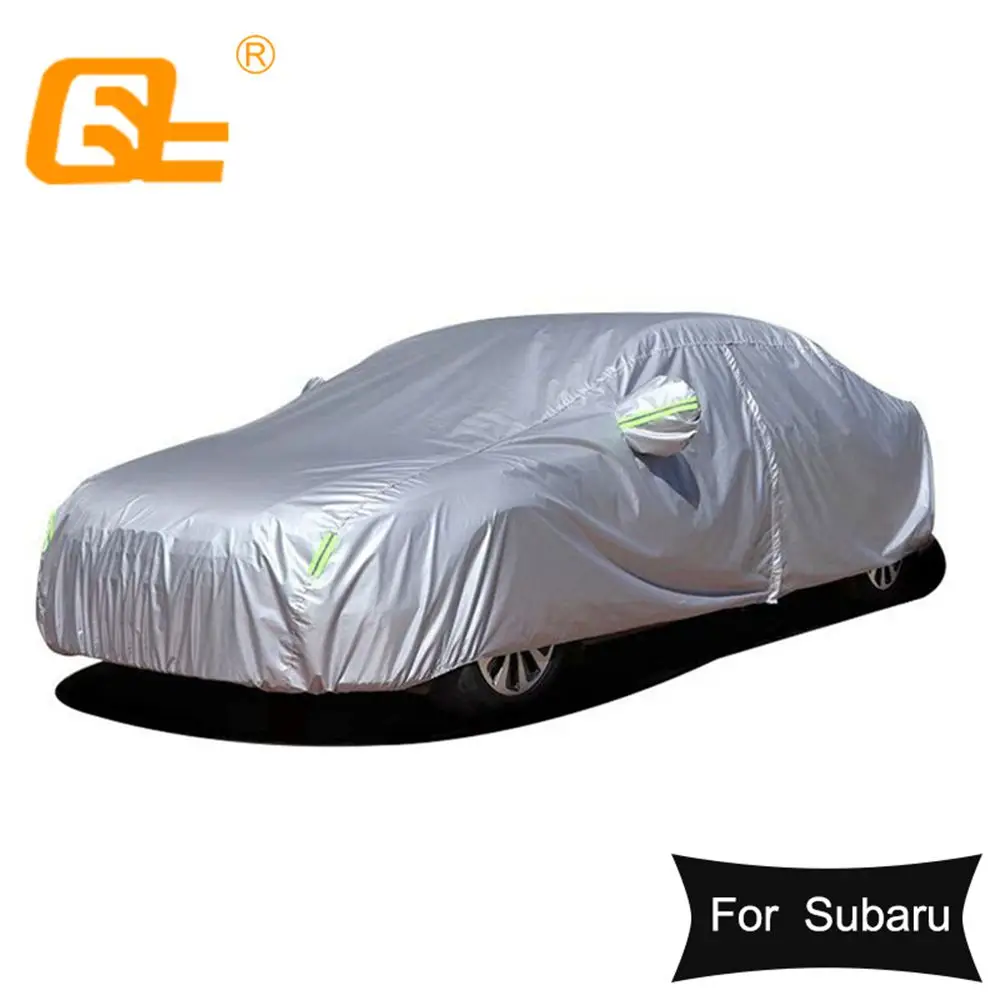 190T Universal Car Covers Outdoor sun protection Dustproof rainproof Snow protection for Subaru impreza wrx XZ BRZ