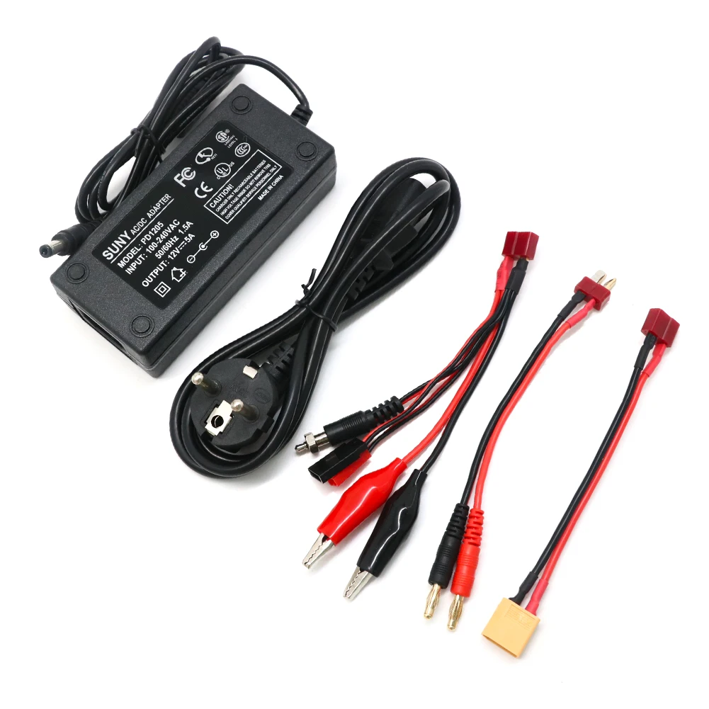 IMAX B6 V3 Digital RC Lipo NiMh Battery Balance Charger+AC POWER 12v 5A Adapter For Rc Drone Car Boat