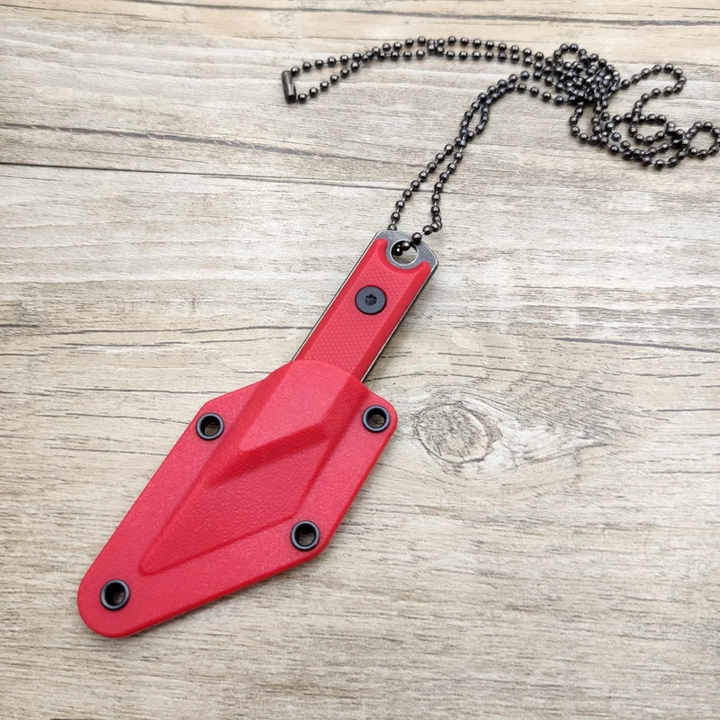 Dropship 3Cr13 Steel Utility Knife ABS Handle Portable Hand Tools With Necklace And EDC Mini Case