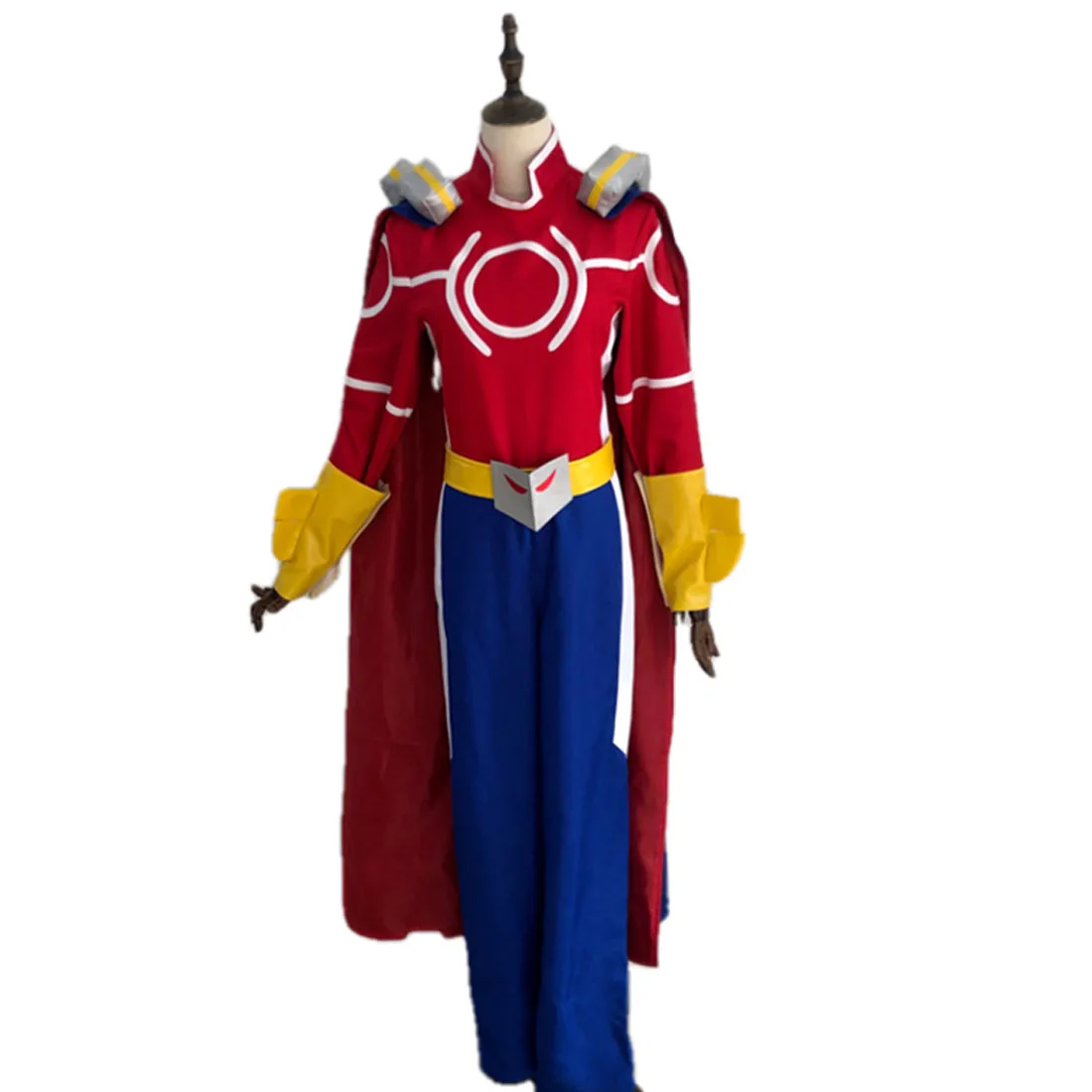 2025 All Might Cosplay Boku no Hero AllMight Cosplay Costume Battle Suit Cloak For Adult Halloween Carnival Cos