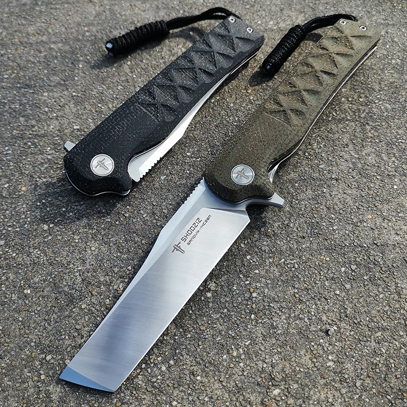 SHOOZIZ 14C28N стальной тактический складной нож льняная ручка Miktar шариковый подшипник для кемпинга самообороны Карманный охотничий инструменты для чистки овощей и фруктов