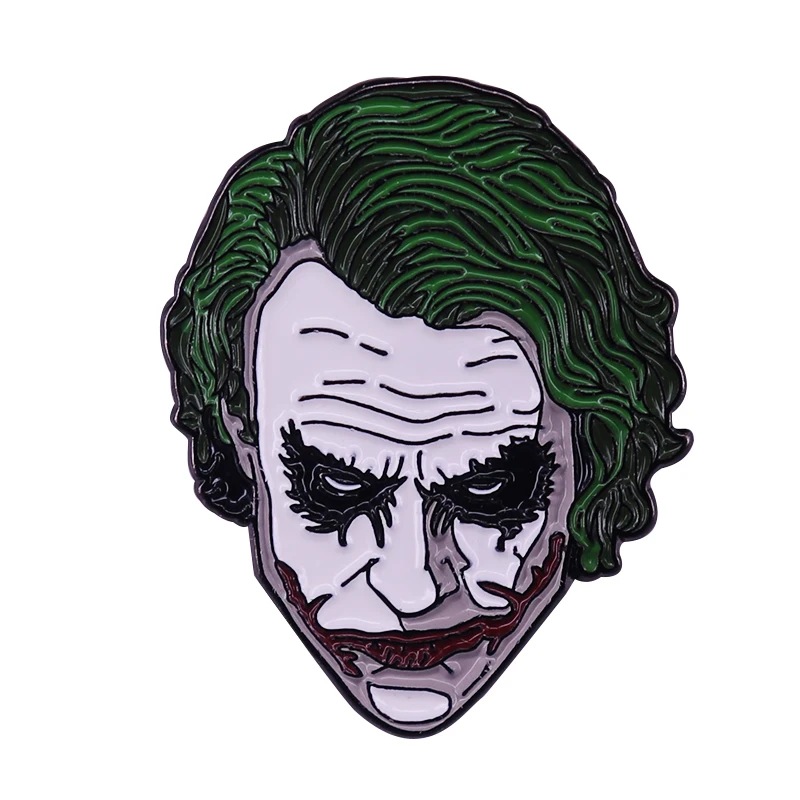 Cool Horror Face The Clown Badge Movie Villains Brooch Lapel Pin