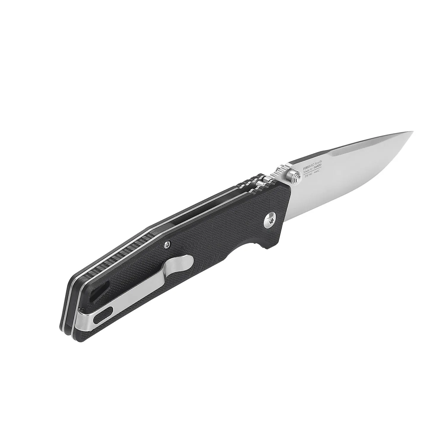 Ganzo Firebird FB7601 58-60HRC 440C G10 or Carbon Fiber Handle with Ball Bearings Mechanism Pocket Folding Knife EDC Tool - view 2