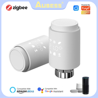 Aubess ZigBee3.0 Thermostat Tuya Smart Radiator Actuator Valve Programmable TRV Temperature Controller Alexa Voice Control