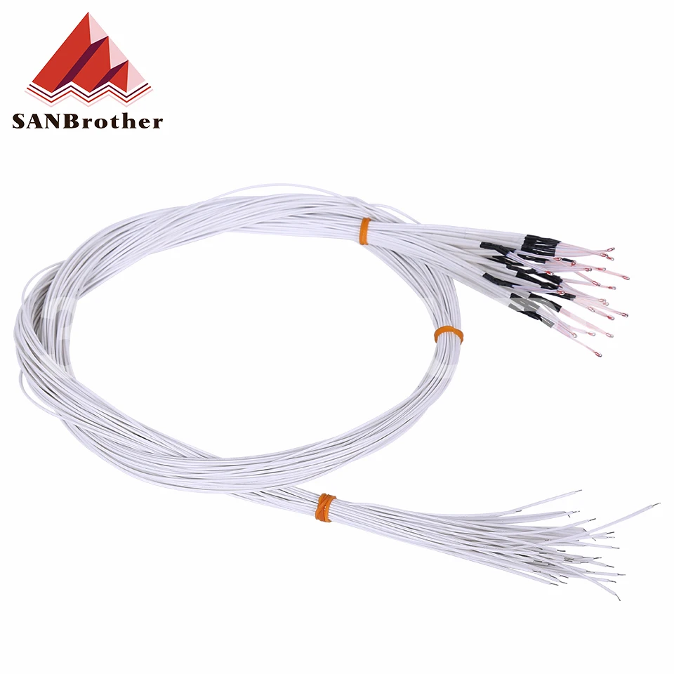 Термисторы для 3D-принтера Reprap NTC 100, 3950 K ohm, 5 шт.