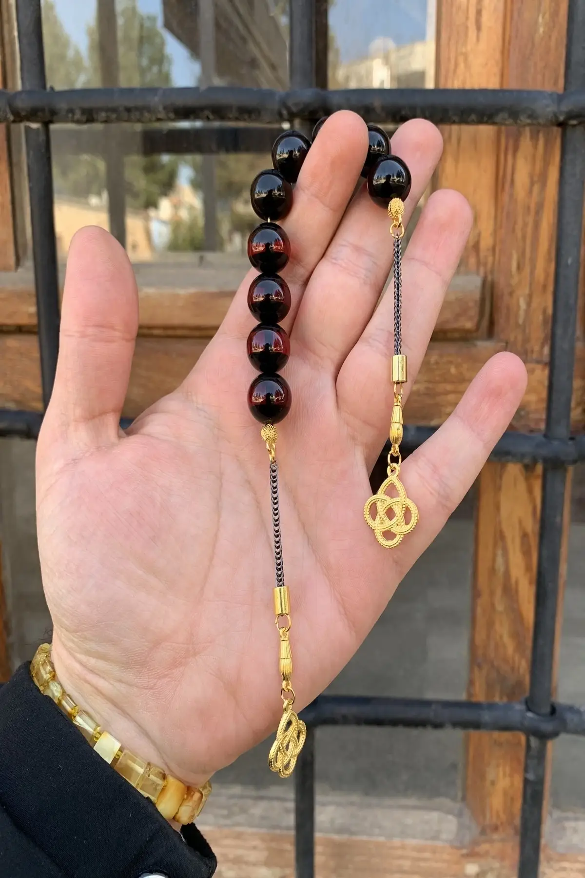 Gift Vernier Powder Amber Zaza Rosary Dgn1185