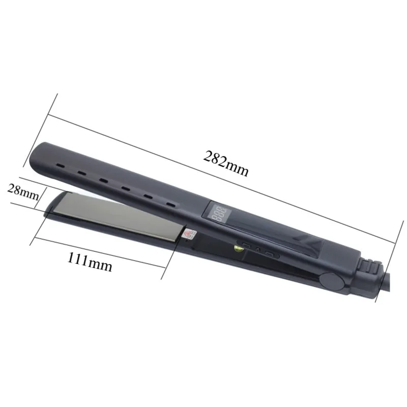 ProfessionalผมStraightener LED Nano Titanium Flat Ironเปียก/แห้งผมจัดแต่งทรงผมเครื่องมือ
