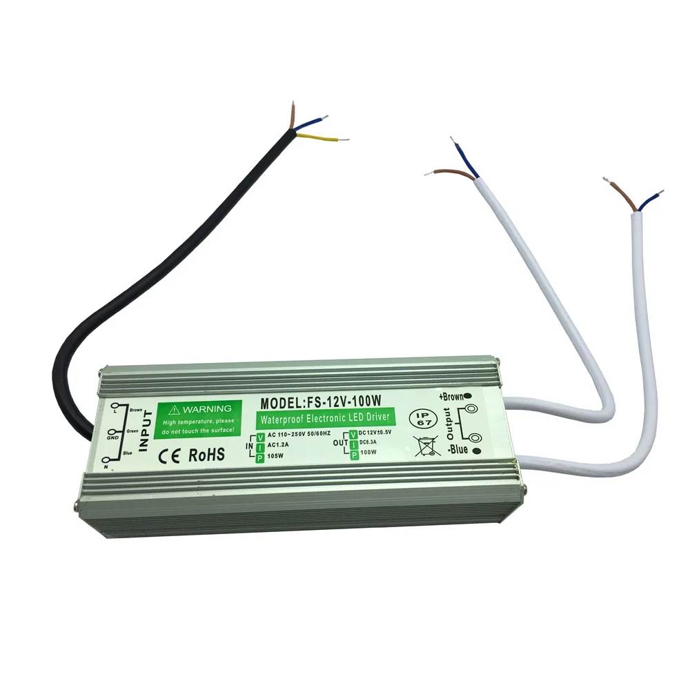 

DC12V transformer of pool lamp led 60W 80W 100W 120W ip67 waterproof Power supply