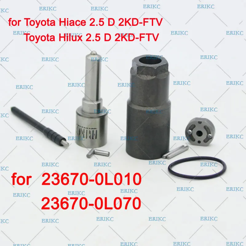 Injector Repair Kits Nozzle DLLA145P1024 Orifice Valve Plate 07# For Toyota 8976024856 23670-0L010 236700L010 23670-0L070