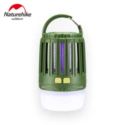 Naturehike Campsite Lamp Waterproof Tent Light Multi-Function Mosquito Killing Lamp Portable USB Camping Lamp Outdoor Lantern