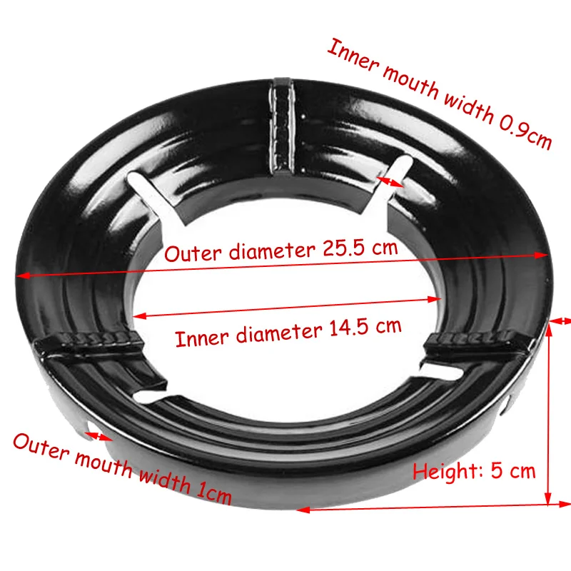 Gas Stove Energy Saving Cover Windproof Disk Fire Reflection Windproof Windshield Bracket Accessories For LPG Cooker