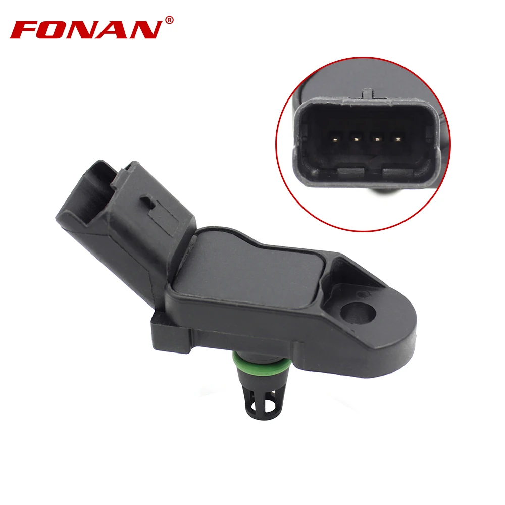 MAP Manifold Absolute Pressure Sensor For Citroen C3 Pluriel HB 1.4 Convertible Petrol KFV 2003 - 2010 9639381480 0261230043