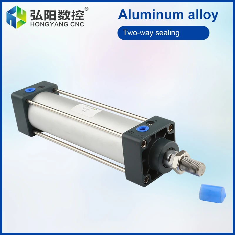 SC50 standard cylinder stroke 25-400mm stroke single rod double acting pneumatic cylinder long stroke compressed air compressor