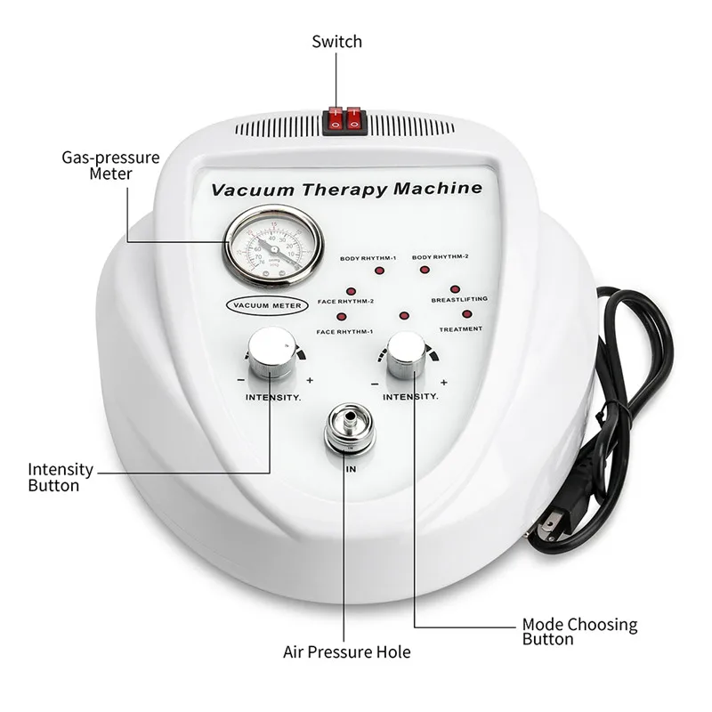 Facial Cupping Roller Therapy Of Vacuum Massage Machine for Home Salon & Reducing Cellulite Lymphatic Drainage & Body Shaping