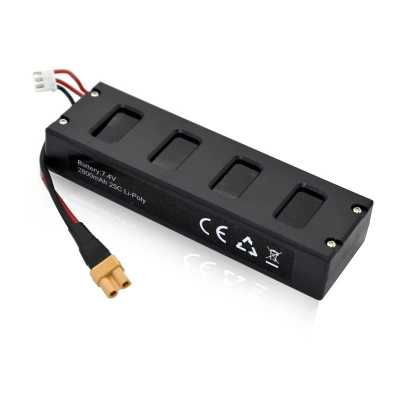 Bateria original para mjx r/c bugs 3 7.4v 2800mah 25c li-po bateria para mjx b3 rc quadcopter zangão peças de reposição acessórios 1 pçs