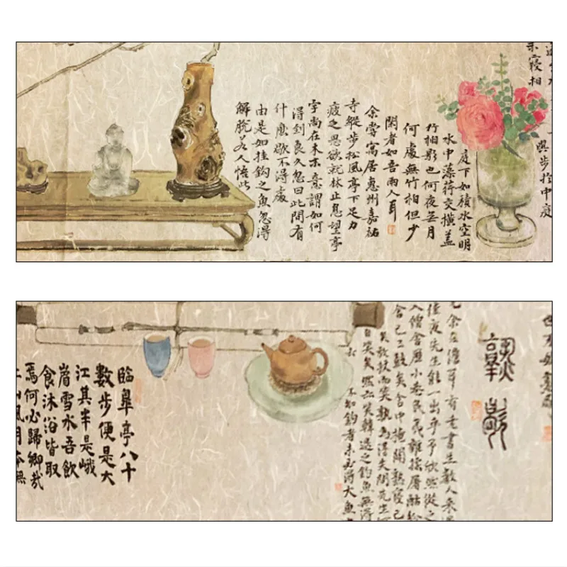 Yunlong fibra Papier pittura cinese Xuan carta calligrafia fatta a mano mezza matura gelso carta di riso Papel Arroz