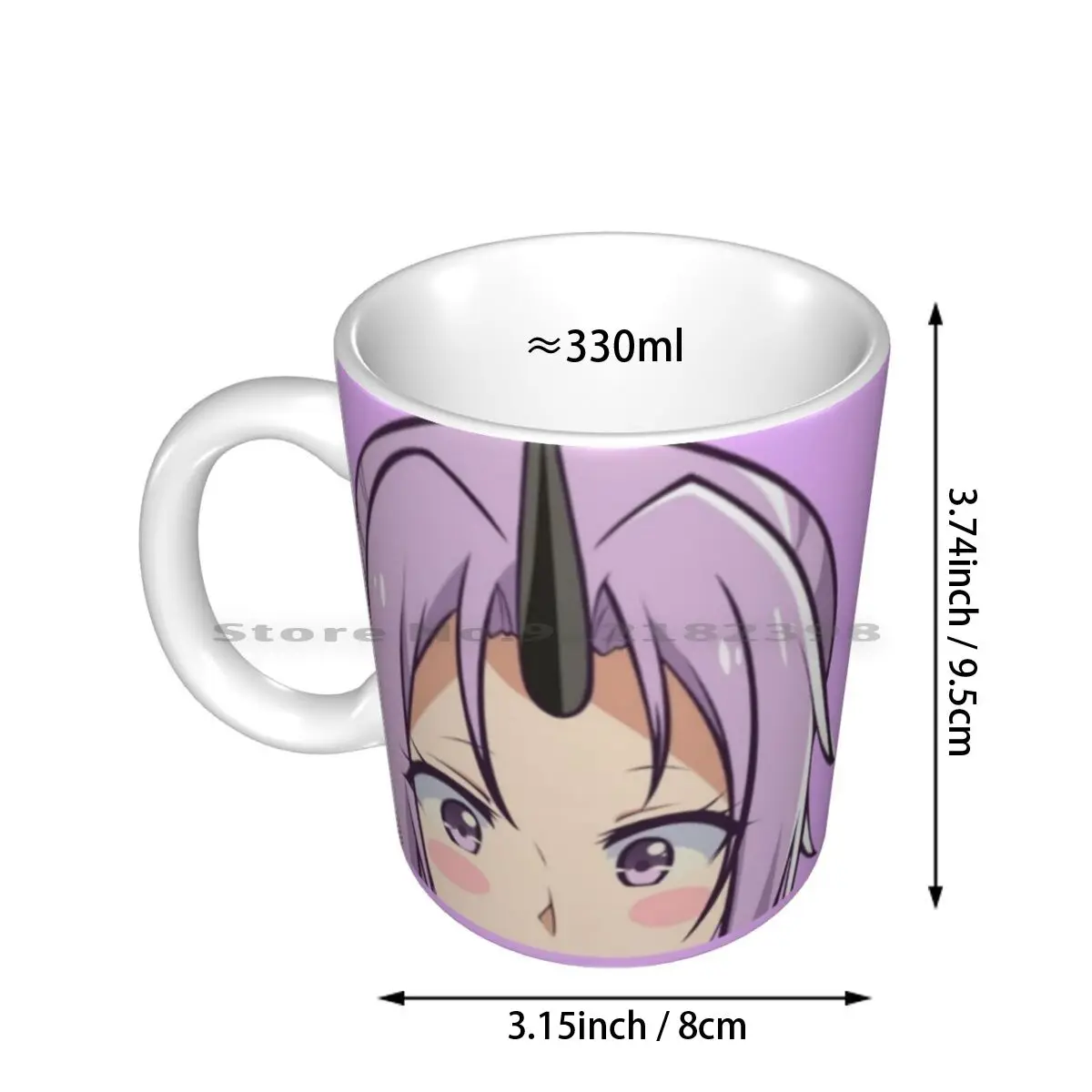 Shion Peeker-That Time I Got Reincarnated As A Slime Ceramic Mugs Coffee Cups Milk Tea Mug That Time I Got Reincarnated As A