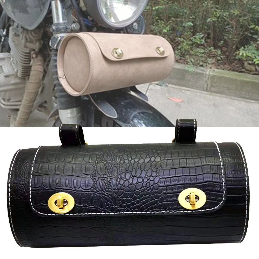 high quality Motorcycle Saddle Bags PU Leather otorbike Side Tool Tail Bag Luggage For Yamaha TENERE 1200 700 XT660T/X/E FZ-25