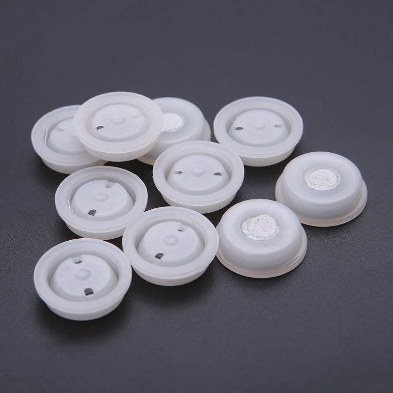 10pcs One-way Degassing PE for Valve With Filter Exhaust Ventilation Vent Coffee