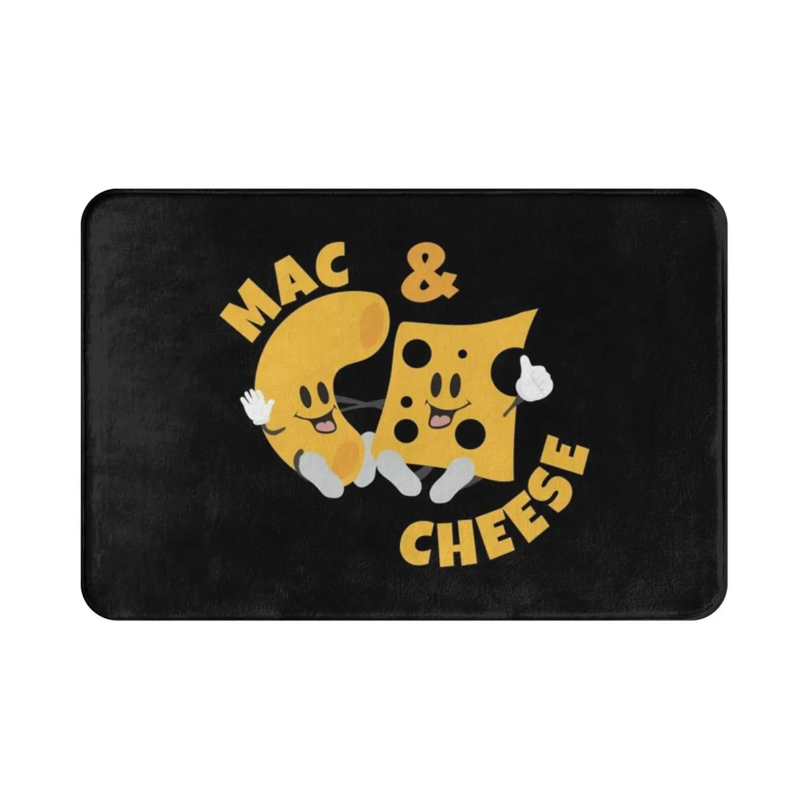 Cheese & Cheese Funny Gift Idea Carpet Mat Rug Cushion Soft Cheese Funny Food Idea Cheeseburger Wisconsin Humor Birthday