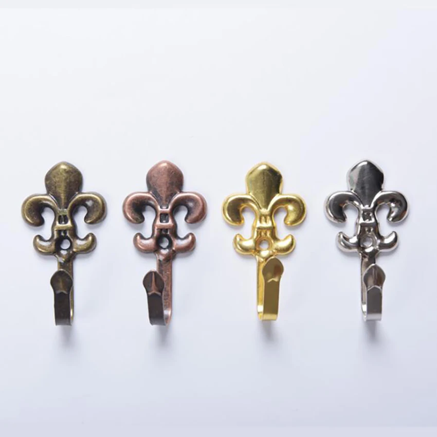 

2 шт., крючок для штор в стиле ретро из сплава, крючки для халатов, настенный домашний подвесной крючок, вешалка для полотенец, прищепки для одежды, держатель, комплекту