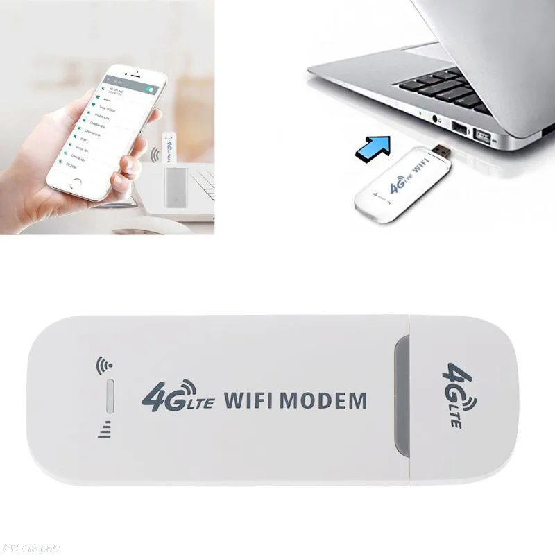 Tianjie 4g Wifi Modem Lte Usb Hotspot Wireless Car Router Cat3 Qualcomm Sim Dongle For Windows Mac Os