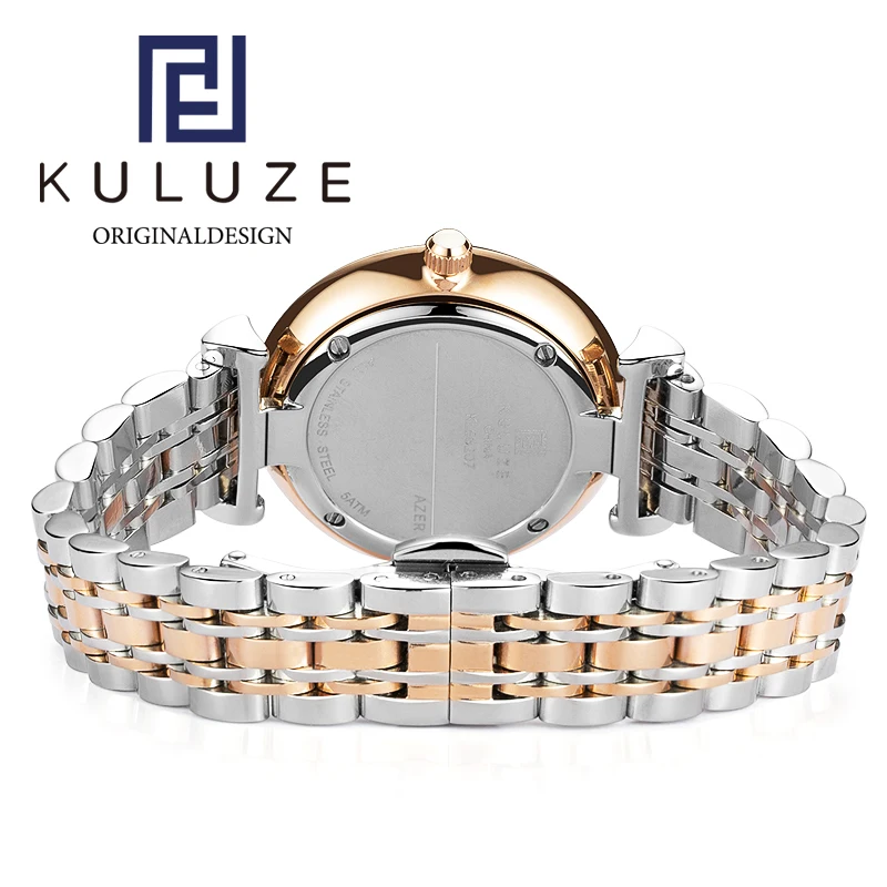 KULUZE Fashion WomanWatch Luxury Brand Ladies Diamonds Watches Japan Quartz Movement Star Design Starry Sky Watch Gift For Woman