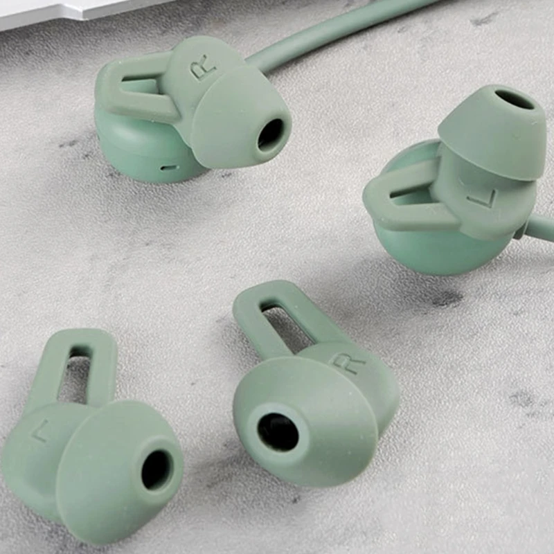 6Pcs Oordopjes Cover In-Ear Tips Zachte Siliconen Skin Voor Huawei Freelace Pro R9CB