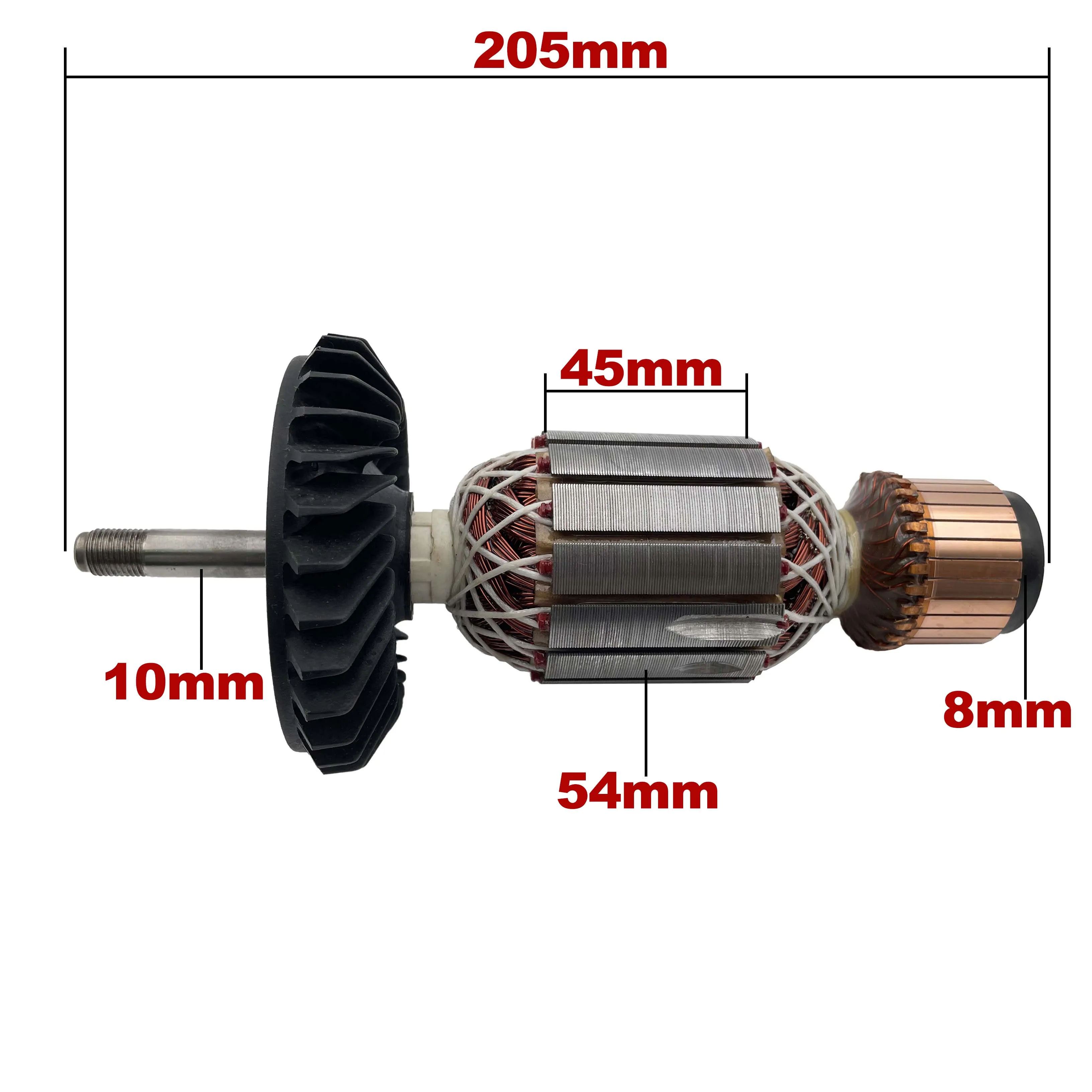 AC220V-240V Armature Rotor Anchor Replacement for BOSCH Angle Grinder GWS21-180 GWS21-230 GWS 21-180 GWS 21-230