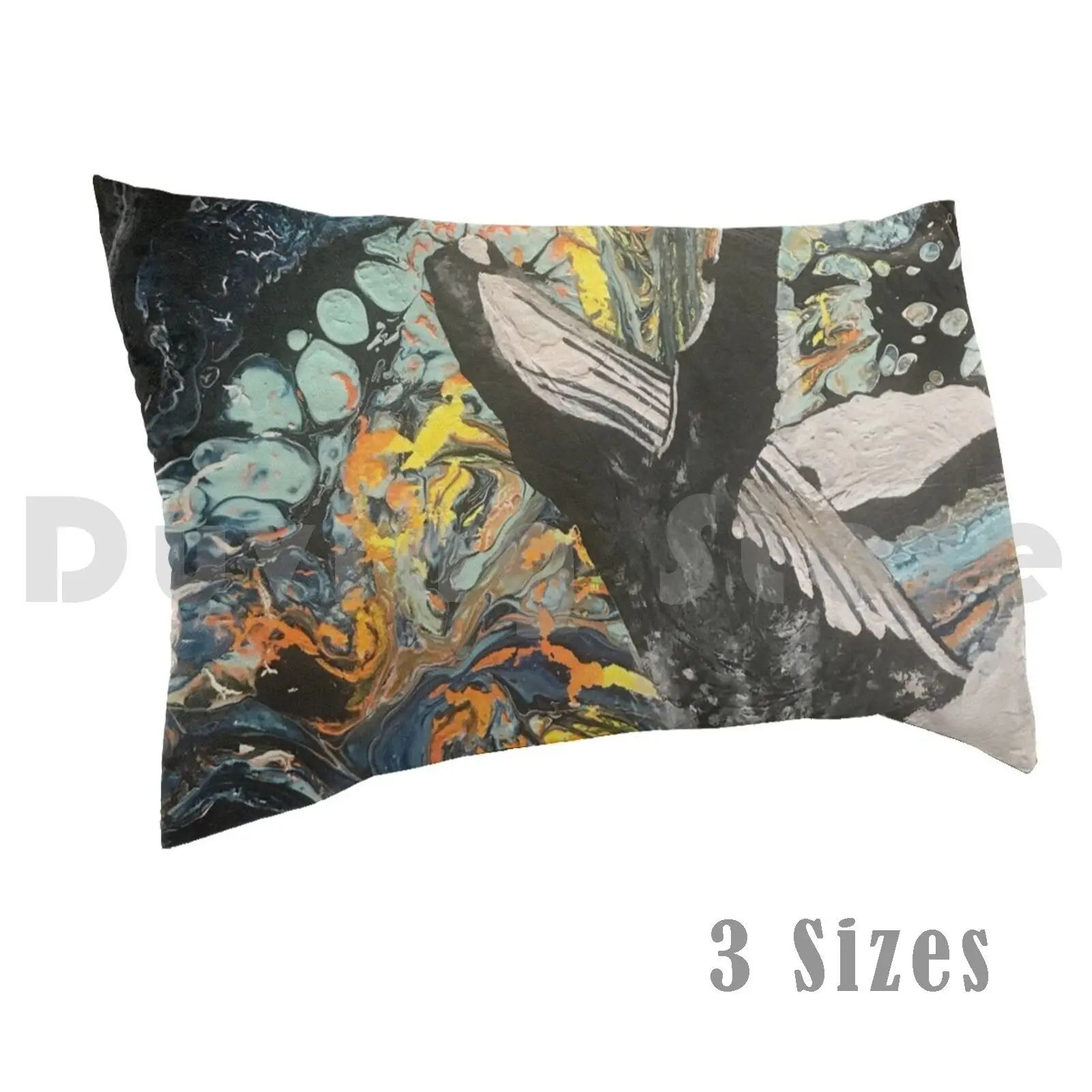 

Whale Breech pillow Case DIY 50 * 70 Whale Whales Ocean Sea