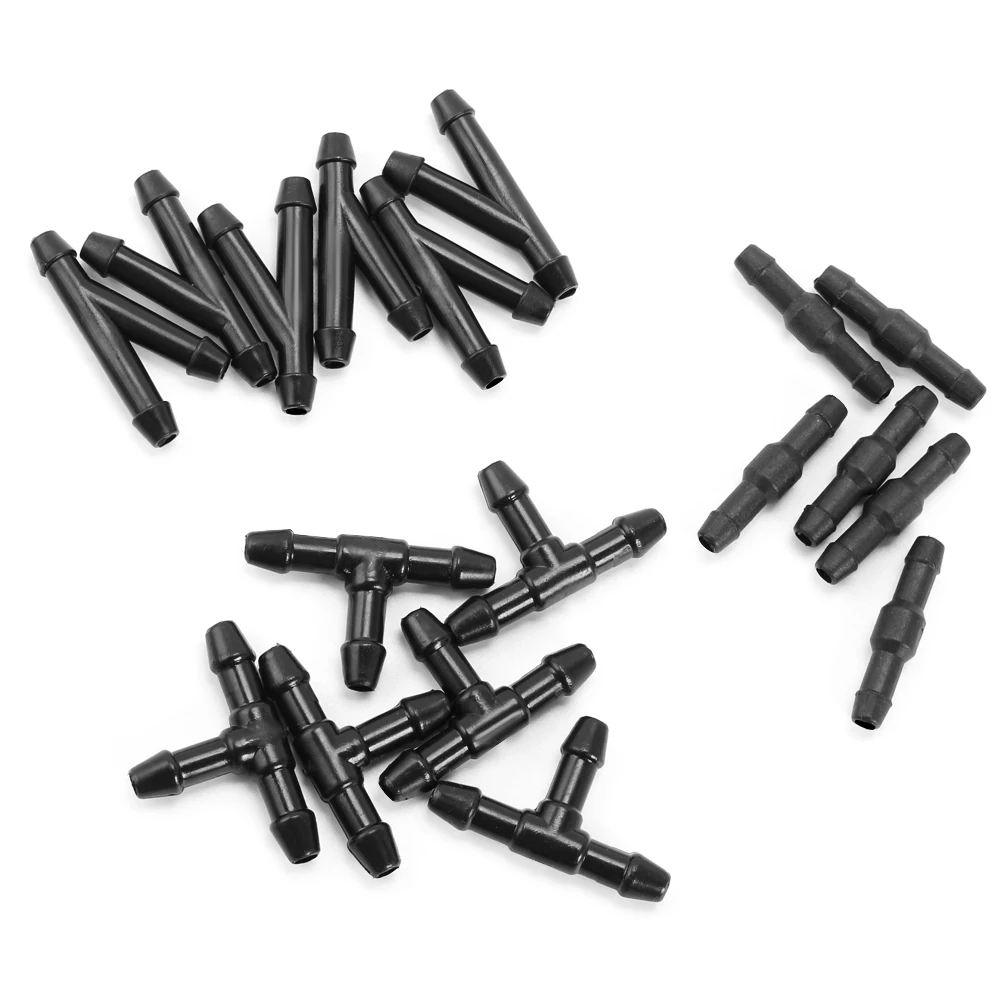 18pcs Car Wiper Jet Nozzles Tube Connector For lada granta kalina vesta priora largus 2110 niva 2107 2106 2109 vaz samara