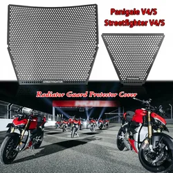 Motorcycle Radiator Grille Cover Guard Aluminum Protection Protetor For DUCATI Panigale V4 V4S 2018-2023 Streetfighter V4