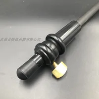 Fuerte fibra de carbono bajo vertical 3/4-4/4 endpin doble extremo de bajo cola estirable libremente accesorios de pieza de ajuste de cobre