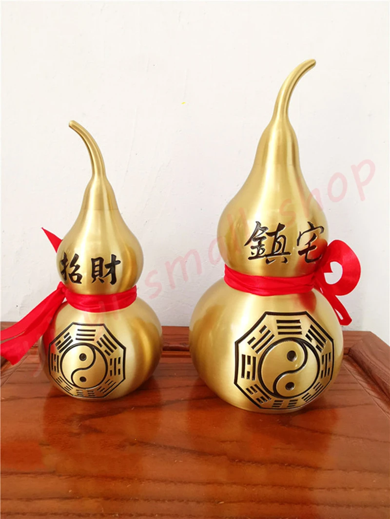 

Taoist Supplies for Household Feng Shui Ornaments, Pure Copper, Town House, Fortune, Eight Diagrams, Hollow