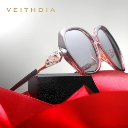 VEITHDIA Sunglasses TR90 Women Polarized UV400 Lens Vintage Fashion Luxury Ladies Gradient Sun Glasses Eyewear For Female 3171