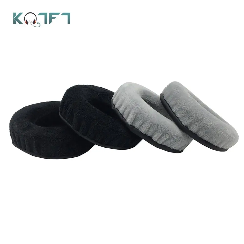 

KQTFT 1 Pair of Velvet Replacement Ear Pads for JVC HA-S400W HA S400W Headset EarPads Earmuff Cover Cushion Cups