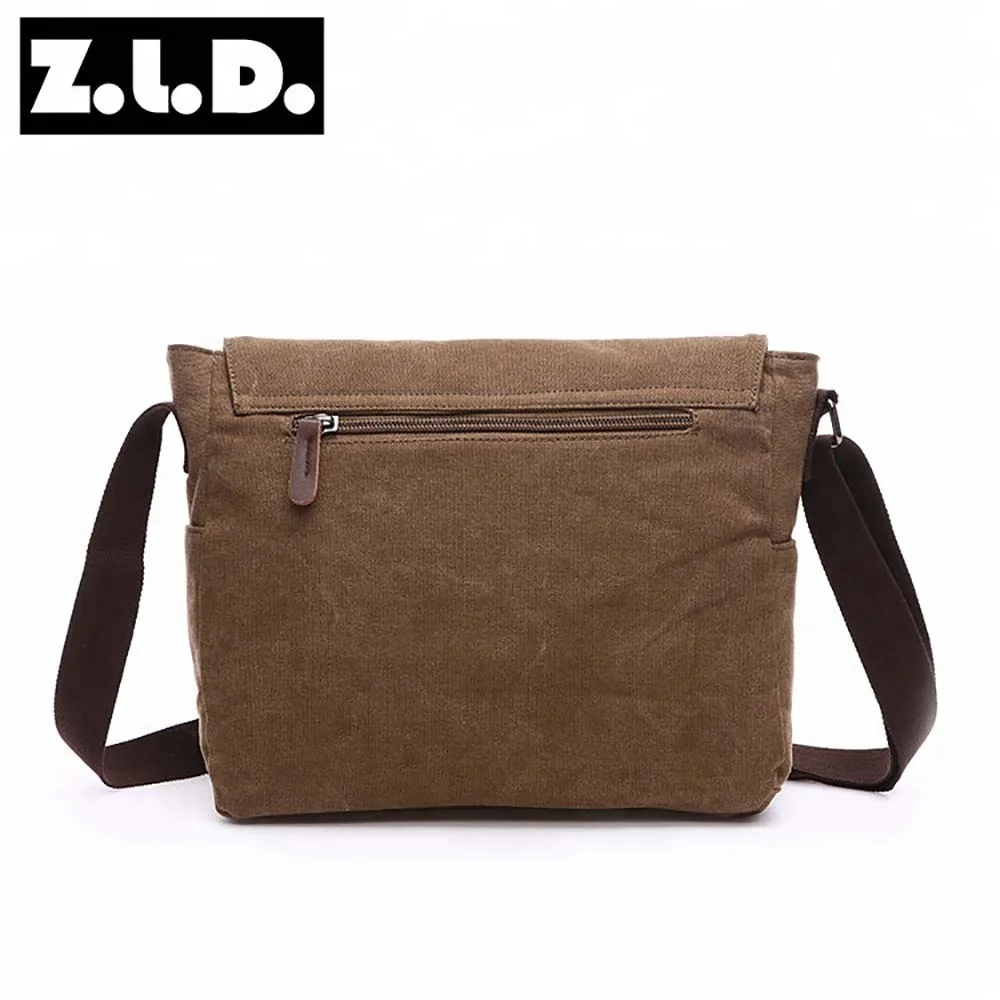 Vintage Men Canvas Messenger Bag Brand Business Casual Travel Shoulder Bag Laptop Crossbody Bags For Men Bolso Hombre Retro