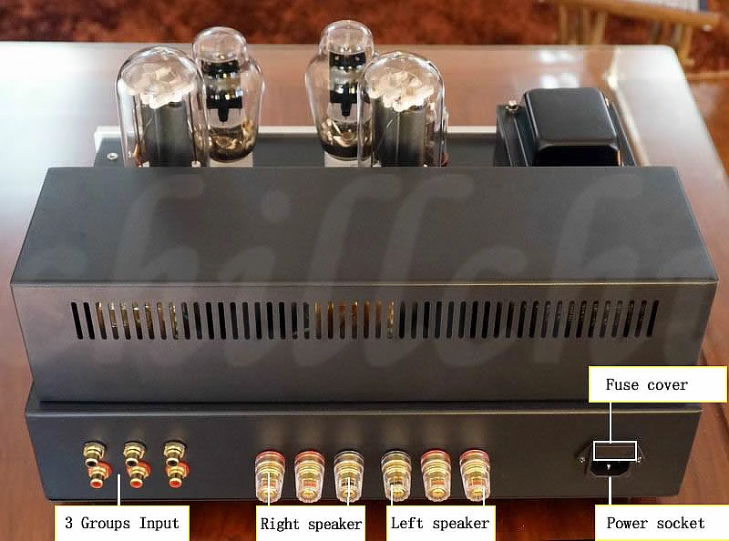 The Latest arrival 300B push 845 Class A single-end tube amplifier hifi pure hand 6SN7 300B