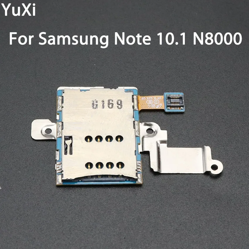 

Sim card adapter SIM Card Reader Holder Tray Slot Flex Cable For Samsung Galaxy Note 10.1 N8000 GT-N8000