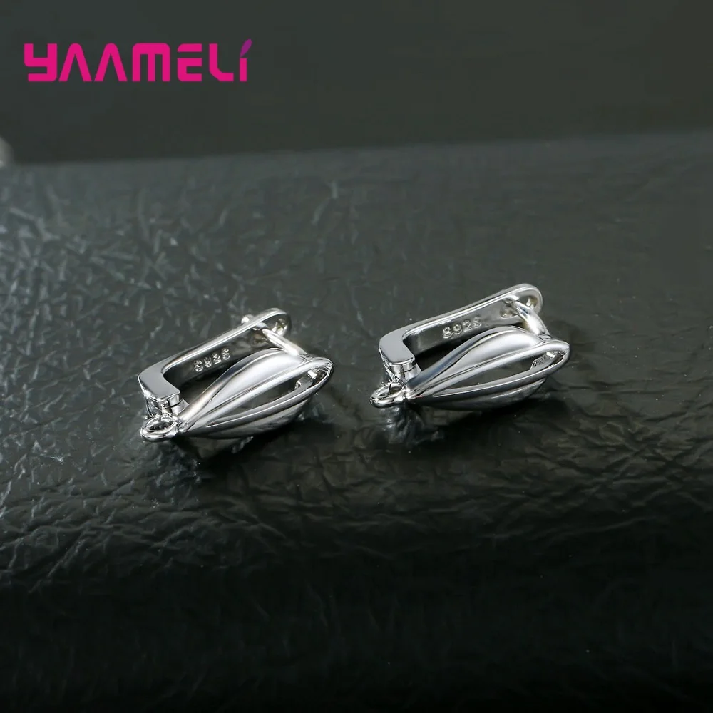 Boucles d\'oreilles en argent regardé S925 100% véritable, raccords de fil d\'oreille à levier, composants, accessoires, fournitures faites à la main