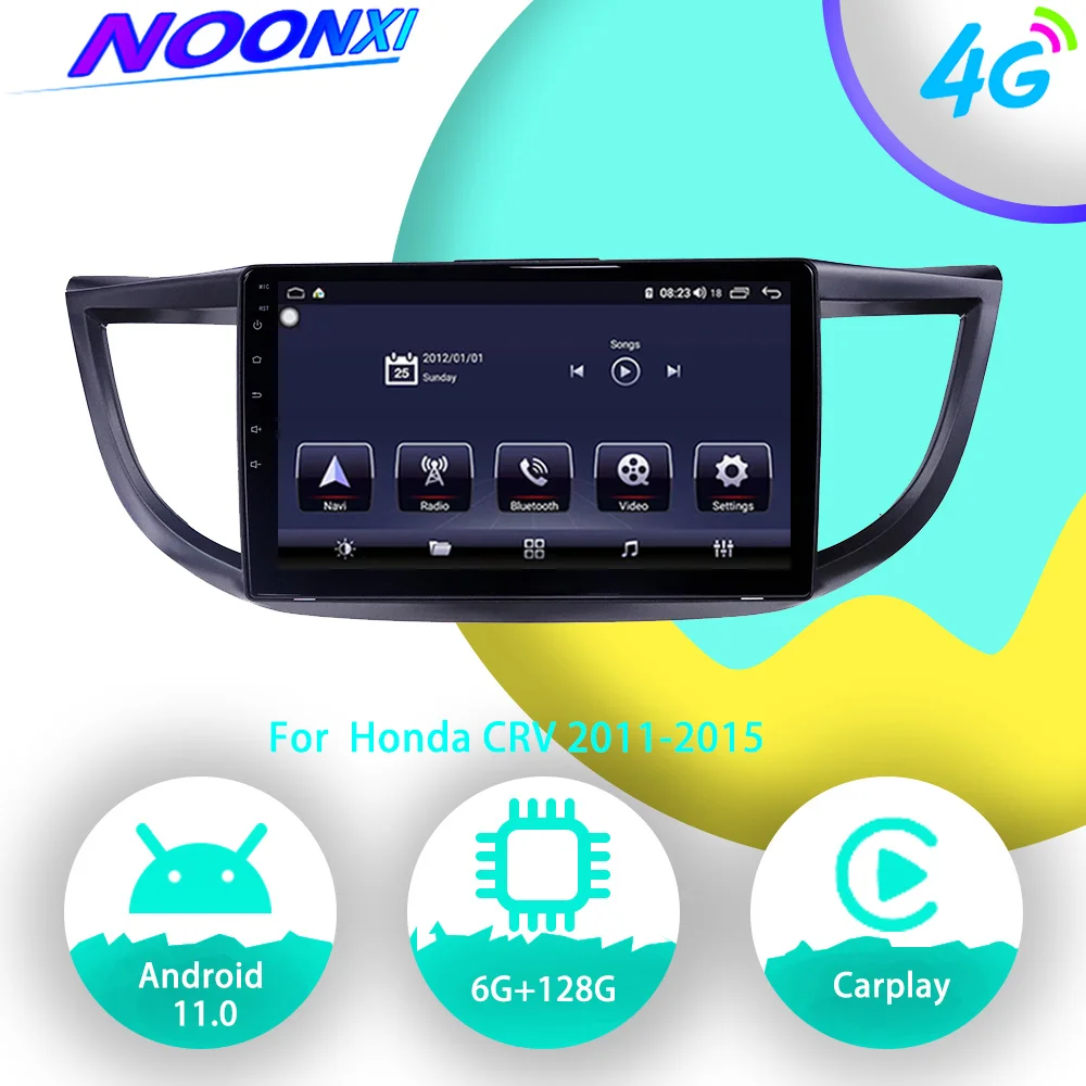 

Android 11 128G Car Radio Multimedia Player For Honda CRV CR-V 2011-2015 GPS Navigation Auto Video Audio Stereo 2Din Head Unit