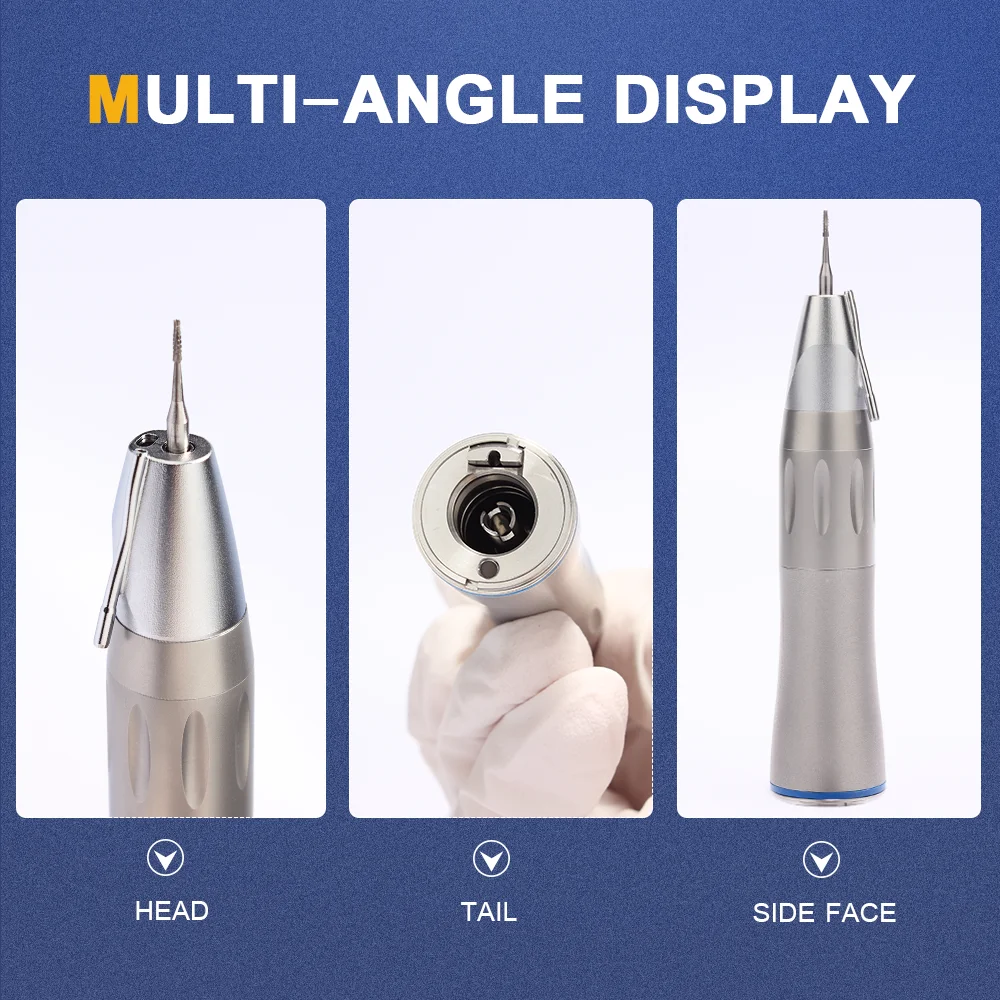 AI-X-SG65L Fiber optic led electric micromotor 1:1 low speed outer spray korea implant straight dental handpiece