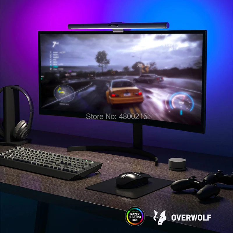 Yeelight LED Screen Light Bar Pro Computer Monitor Gaming Lamp Smart Remote Control for Overwolf Razer Chroma RGB integration