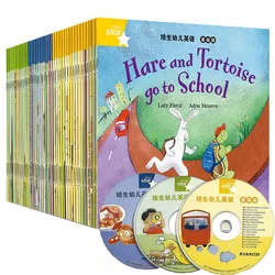 42 Books/Set Early Educactioal English Reading Picture Book Baby Children Story Book With CD