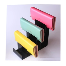 High-grade Black Wallet Display Rack, 1-7 Layers, Acrylic Purse Holder, Storage Rack, Glasses, Nail Polish, Cosmetic Stand