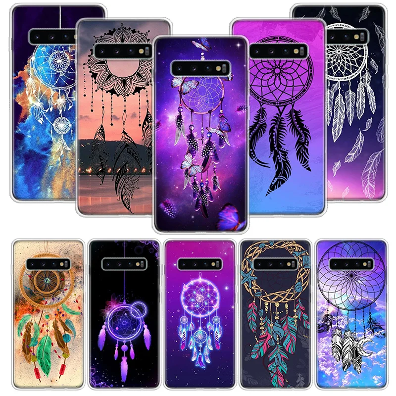 The dream catcher mandala Phone Case For Samsung Galaxy S23 S24 Ultra S20 FE S21 S22 Plus S10 S10E S9 S8 + Soft Cover Fundas