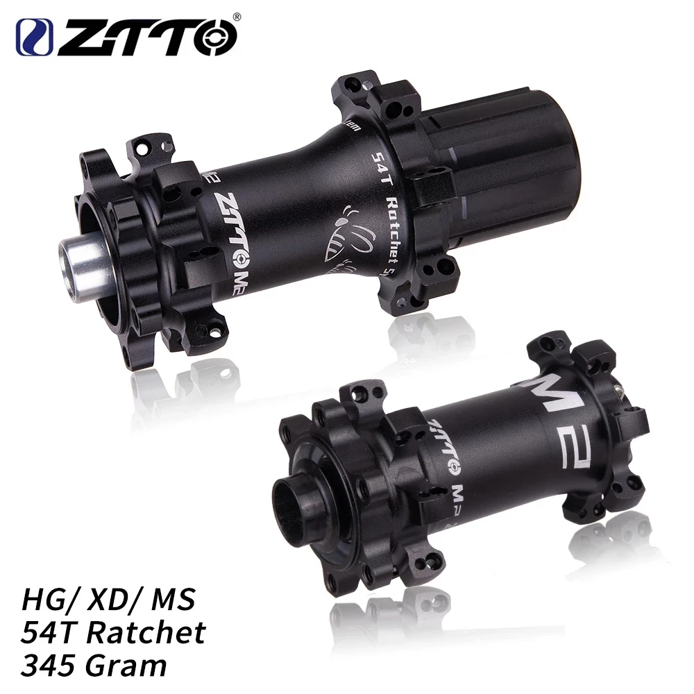 

ZTTO M2 MTB Straightpull 54T Ratchet Hub lightweight 28 Hole HG XD MS Core Fit 12 Speed Thru Axle 135x10 QR 28h Bushing Bicycle