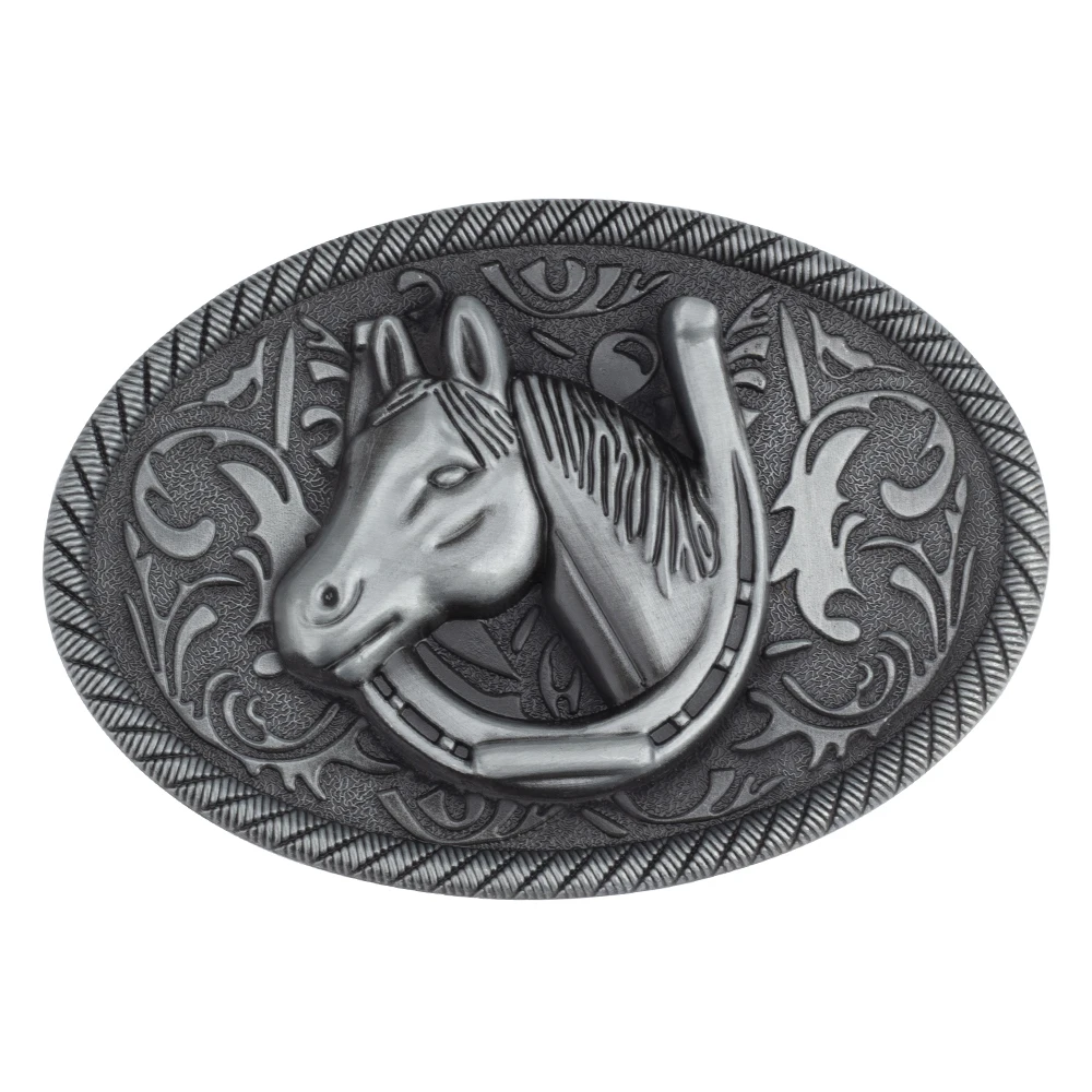 

Simple horse head belt buckle Alloy belt buckle